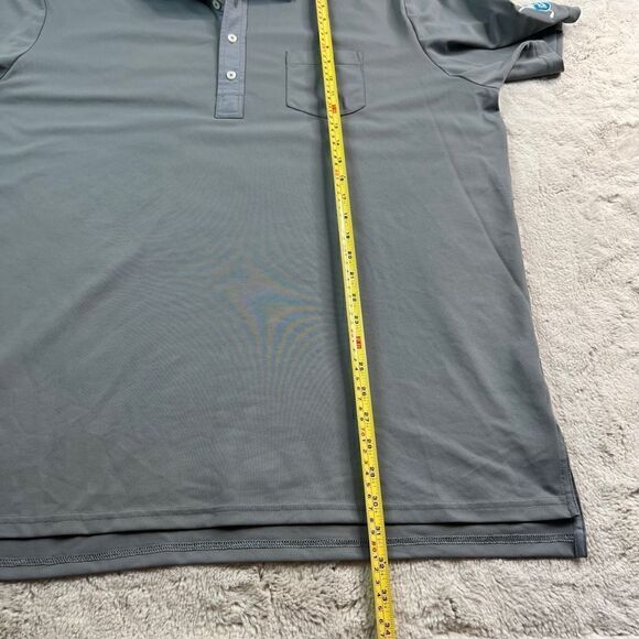RLX Ralph Lauren Polo Shirt Mens XL Grey Golf Wicking Shaw Charity Classic Logo - Picture 8 of 9